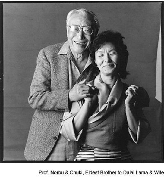 Prof. Dawa Norbu & Chuki, Tibetans