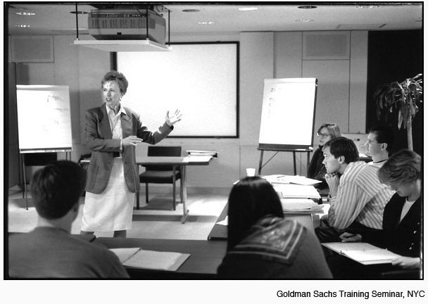 Goldman Sachs Training Seminar, NYC
